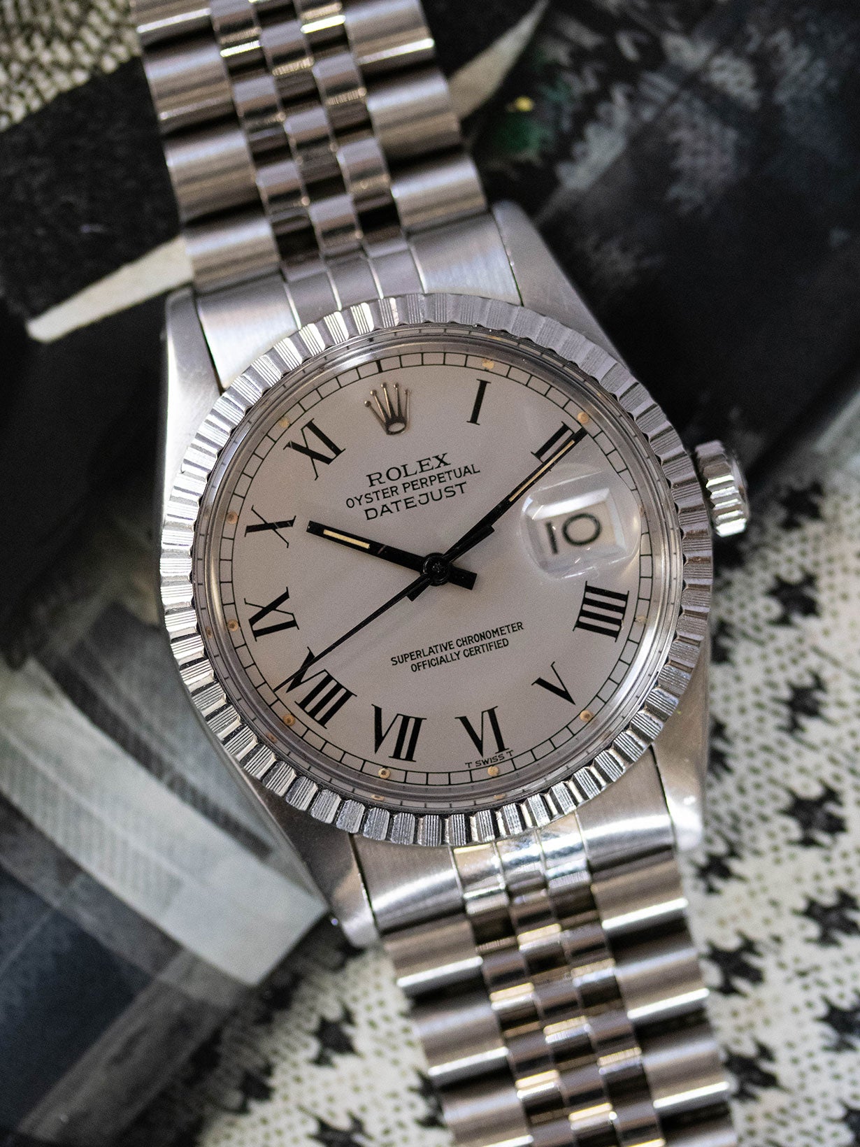 1980 Rolex Datejust 16030 Silver Buckley