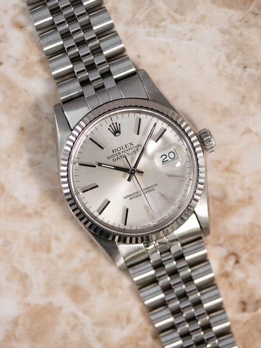 1979 Rolex Datejust 16014 Silver Dial Full Set