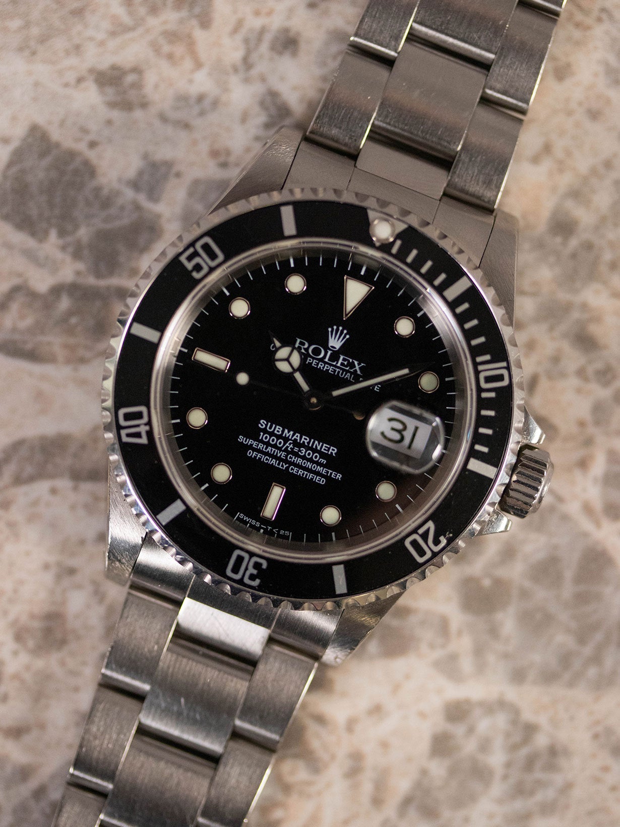 1998 Rolex Submariner Date 16610 Tritinova Full Set