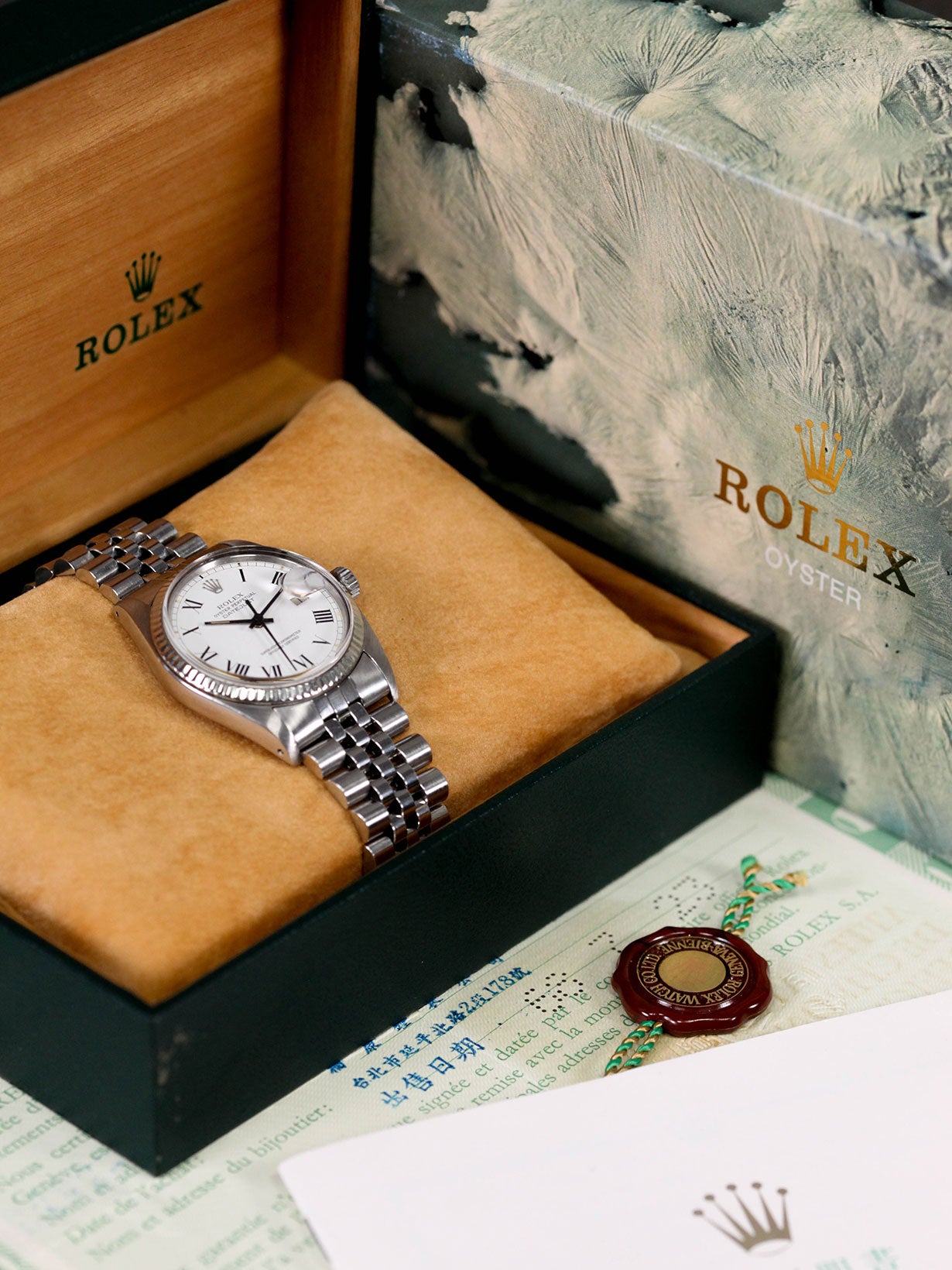 How to change the online date on rolex datejust