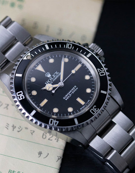 1989 Rolex Submariner 5513 Gloss Dial Full Set