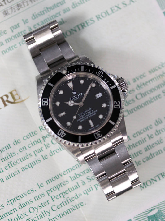1999 Rolex Sea Dweller 16600 with papers