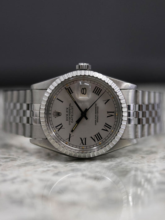 1980 Rolex Datejust 16030 Silver Buckley