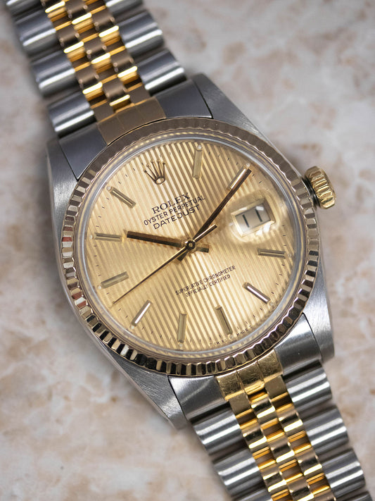 1979 Rolex Datejust 16013 Champagne Tapestry