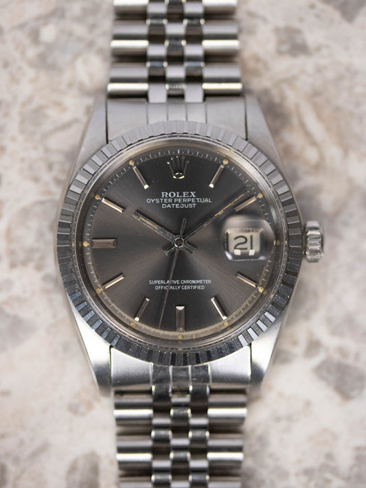 1975 Rolex Datejust 1603 Grey Dial