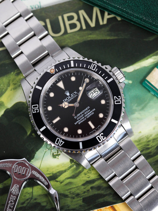 1985 Rolex Submariner 16800 Transitional Ful Collector Set