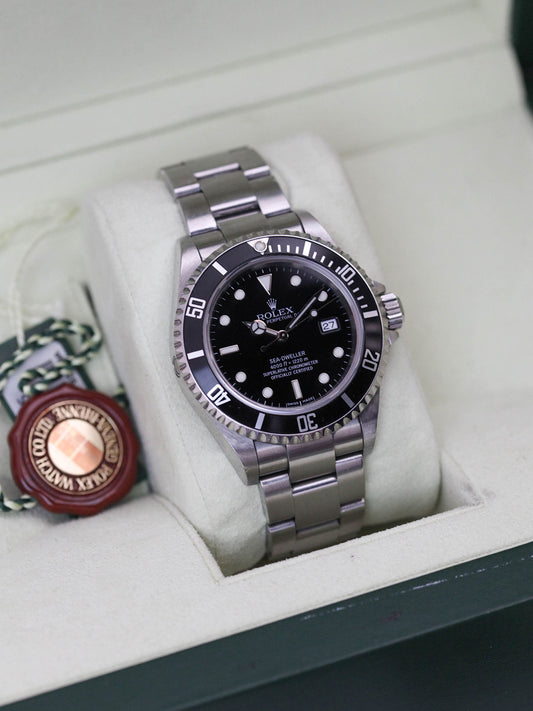 2005 Rolex Sea Dweller 16600 Full Collector Set with Original Purchase Receipt