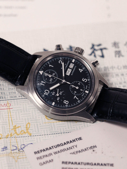 2002 IWC Pilot Chronograph IW3706 "Fleigerchronograph" Full Set