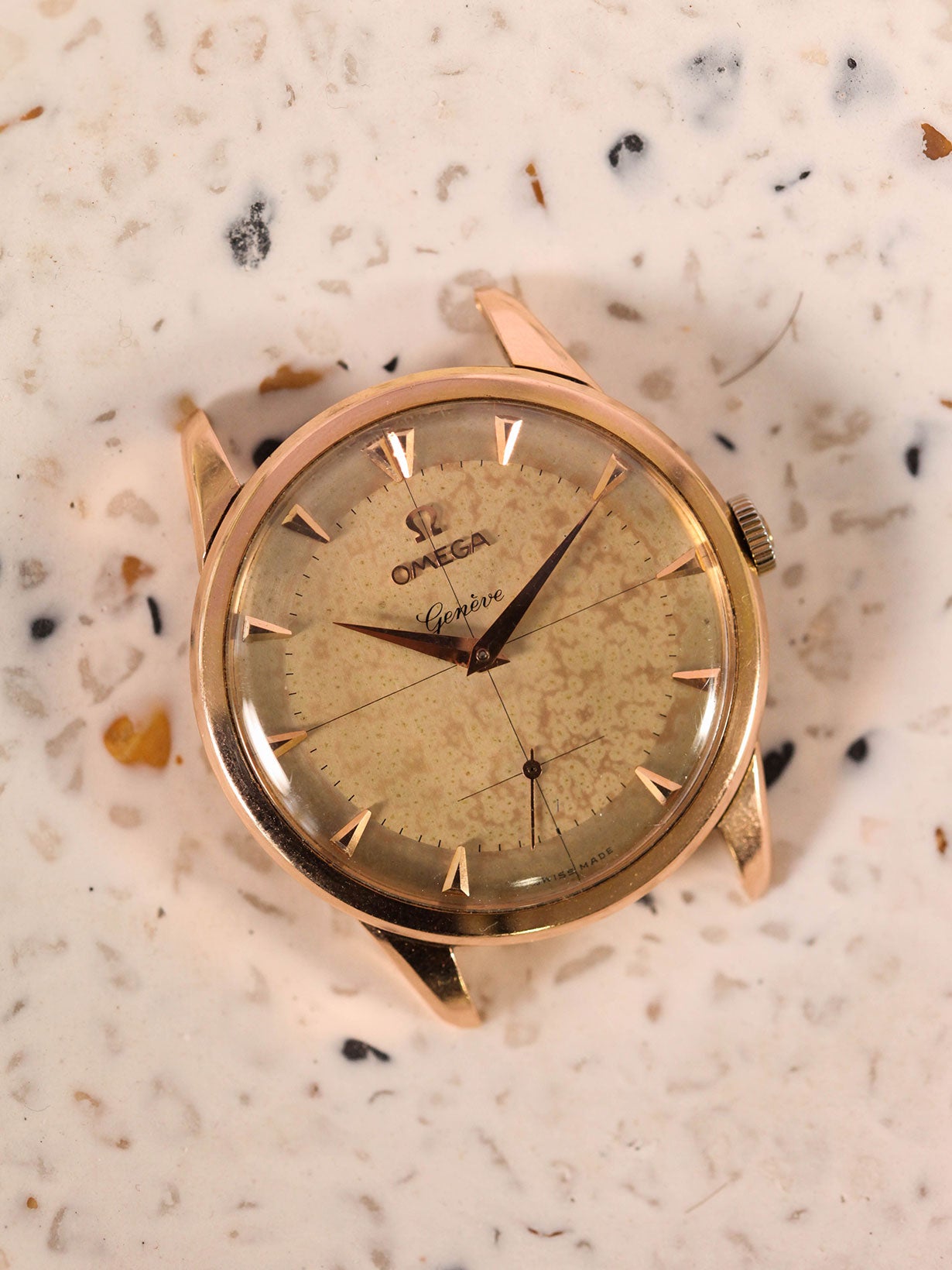 1956 Omega Geneve Jumbo 36mm 2748 18ct Pink Gold – Proper Watch